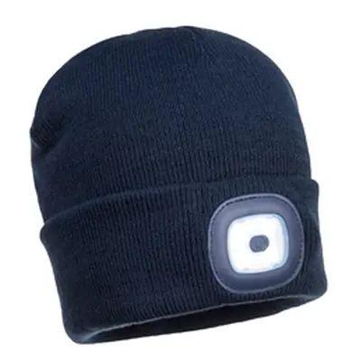 Beanie LED Head Light USB Rechargeable (Navy)