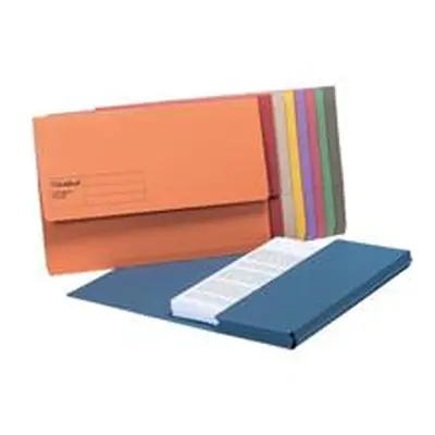 Guildhall Document Wallet Foolscap Assorted (50 Pack)