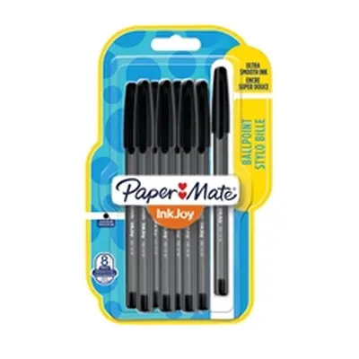 PaperMate Inkjoy 100 Cap Medium Black (Pack of 8) 1956739