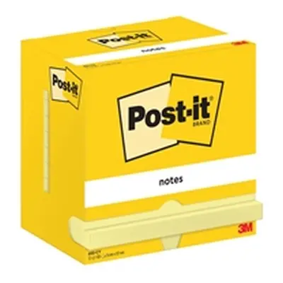 Post-it Notes 76x127mm 100 Sheets Canary Yellow (Pack of 12)