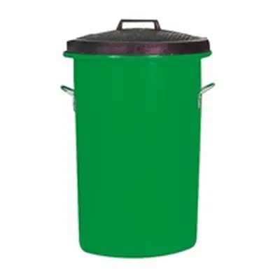 Heavy Duty Coloured Dustbin 85 Litre Green 311965