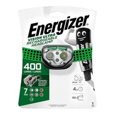 Energizer Vision Ultra Rechargeable LED Headlamp 400 Lumens