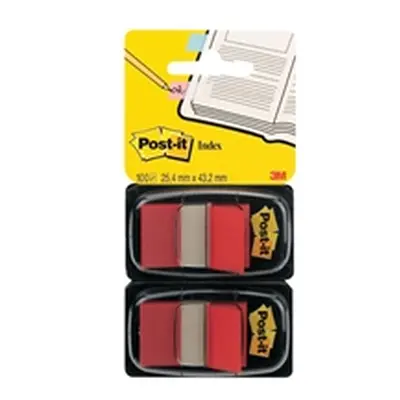 Post-it Index Tabs Dispenser with Red Tabs (2 Pack) 680-R2EU