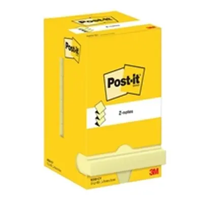 Post-it Z-Notes 76x76mm 100 Sheets Canary Yellow (Pack of 12)