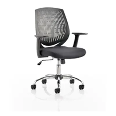 Dura Task Operator Chair Black With Arms - OP000014