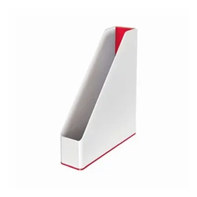 Leitz WOW Magazine File Duo Colour White/Red 53621026