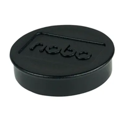 Nobo Whiteboard Magnets 38mm Black (Pack of 10) 1915312