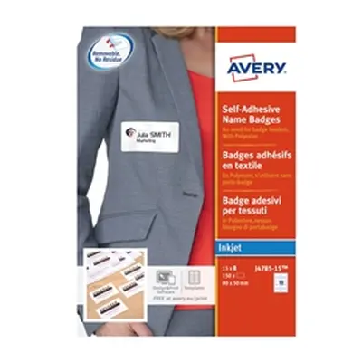 Avery Self-Adhesive Name Badges 80x50mm (150 Pack)