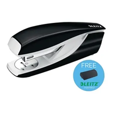 Leitz NeXXt WOW Stapler Half Strip Metal 30 sheet Black Ref