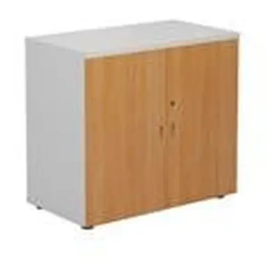 700 Wooden Cupboard (450mm Deep) White Carcass Beech Doors