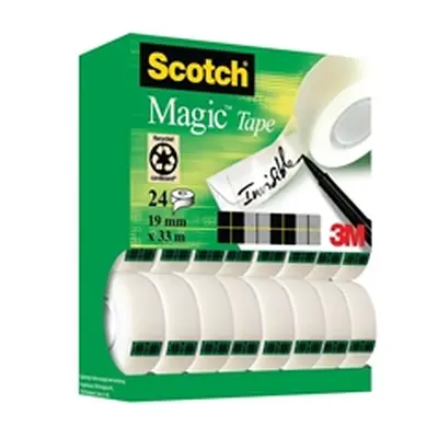 Scotch Magic Tape 810 Tower Pack 19mm x 33m (24 Pack) XA004815701