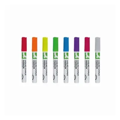 Q-Connect Chalk Markers Medium Tip Assorted (Pack of 8) KF16281