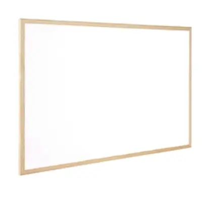 Q-Connect Wooden Frame Whiteboard 400x300mm Ref KF03569