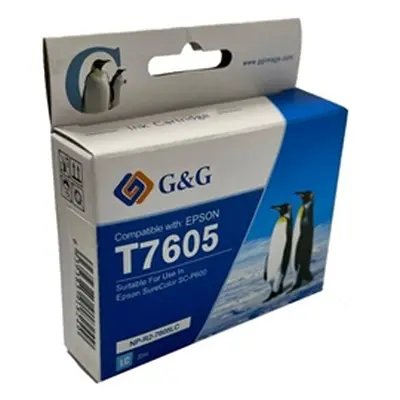 G+G Compatible Epson T7605 Light Cyan C13T760540 Inkjet