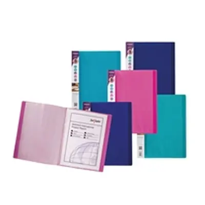 Snopake Electra Display Book 24 Pocket A4 Assorted (10 Pack)