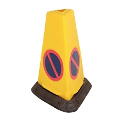 Yellow No Waiting Sand-Weighted Warning Cone JAD081-120-254