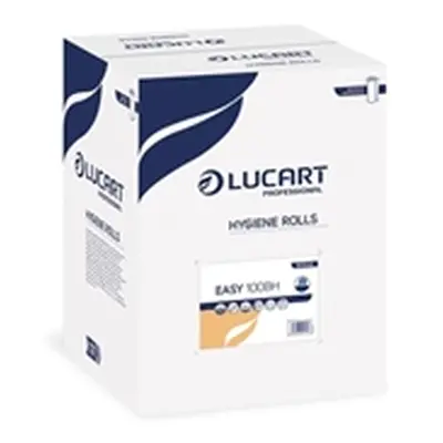 Lucart Hygiene Rolls 40m 111 Sheets Embossed Blue (Pack of 24) 870143