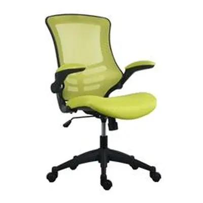 Marlos Mesh Back Office Chair With Folding Arms - Green - CH0790GN