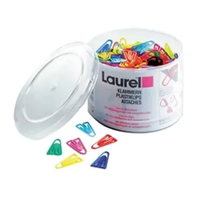 Plastic Paperclip 35mm Assorted (200 Pack)