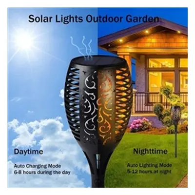 Rolson 54 LED Solar Flame Light