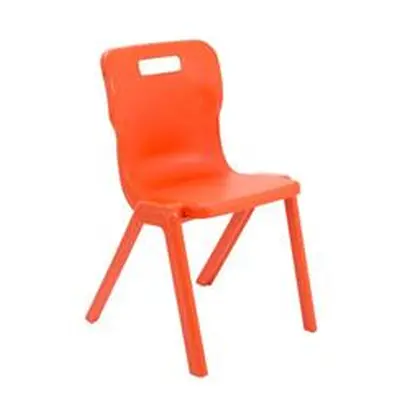 Titan One Piece Chair Size 6 - 460mm Seat Height - Orange - T6-O