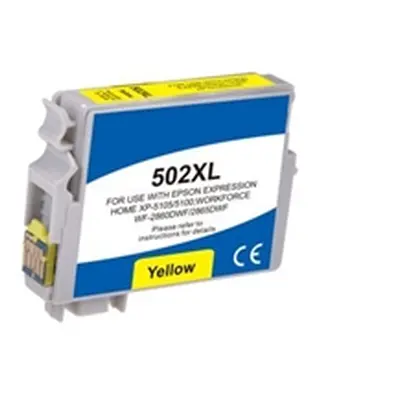 G+G Compatible Epson 502XLY Hi Yield Yellow Ink Cartridge C13T02W44010