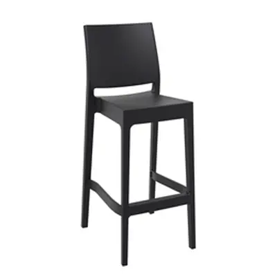 Maya 75 Bar Stool - Black