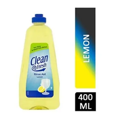 Clean And Fresh Rinse Aid Lemon 400ml - PACK (12)