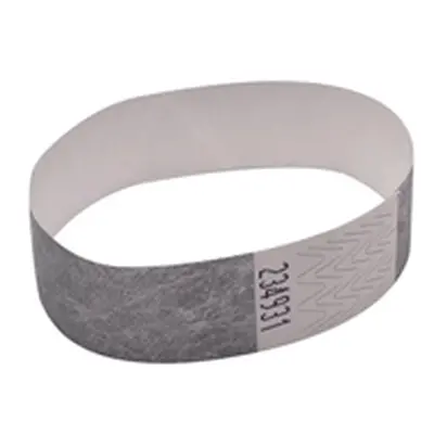 Announce Wrist Bands 19mm Silver (1000 Pack)