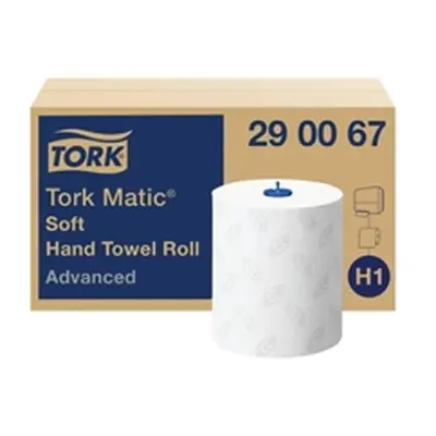 Tork Matic Hand Towel H1 White 150m (6 Pack)