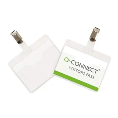 Q-Connect Visitor Badge 60x90mm (25 Pack) KF01560