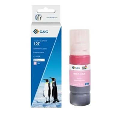 G+G Compatible Epson 107 Light Magenta Ink Bottle C13T09B640