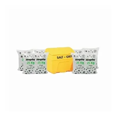 Fd Winter Salt/Grit Bin Basic Kit 200 Litre with 8x25kg Salt 360201