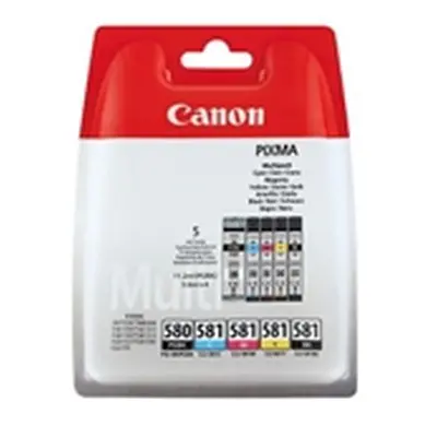 Canon PGI-580/CLI-581 Inkjet Cartridge Multipack PGBK/CMYK 2078C007