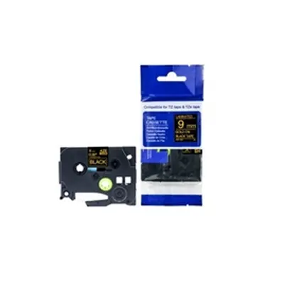 Compatible Brother P-Touch TZe-324 Gold on Black TZ-324 Label Cassette