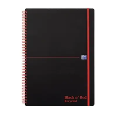 Black n Red Book Wirebound Recycled Polypropylene 90gsm - 100080167