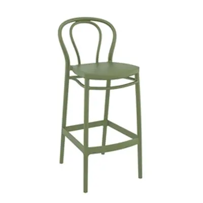 Victor Bar Stool 75 - Olive Green