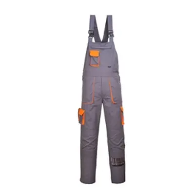 Portwest Texo Contrast Bib & Brace (Grey) 4XL