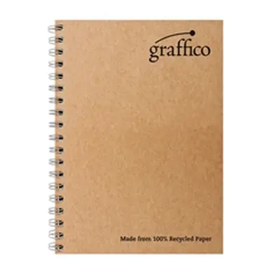 Graffico Recycled Wirebound Notebook 160Pg A4 (Pack of 10) EN07340