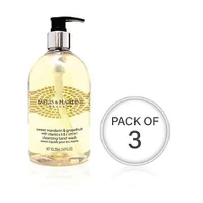 Baylis & Harding Mandarin/Grapefruit Wash 500ml (3 Pack) 604242