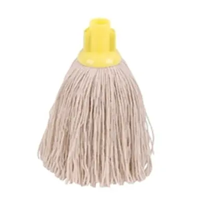 2Work 12oz Twine Rough Socket Mop Yellow (Pack of 10) PJTY1210I