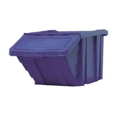 VFM Blue Heavy Duty Recycle Storage Bin With Lid