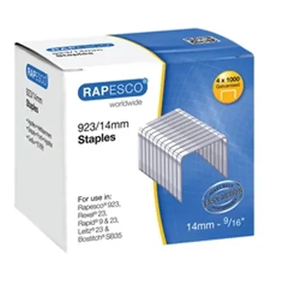 Rapesco 923/14mm Staples (4000 Pack)