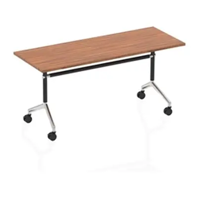 Impulse 1600 Flip Top Rectangular Table Walnut - I000704