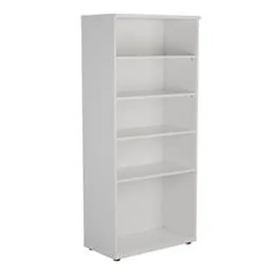 Mezzo Book Case 1800 With 4 Shelves - White - WDS1845WH