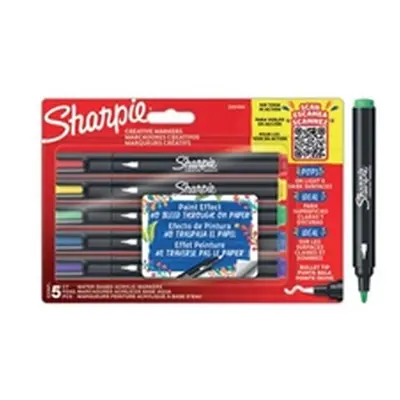 Sharpie Marker Paint Pens Assorted (Pack of 5) 2201069