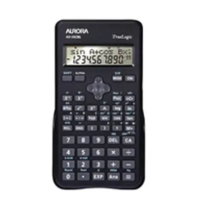 Aurora Black 2-Line Scientific Calculator