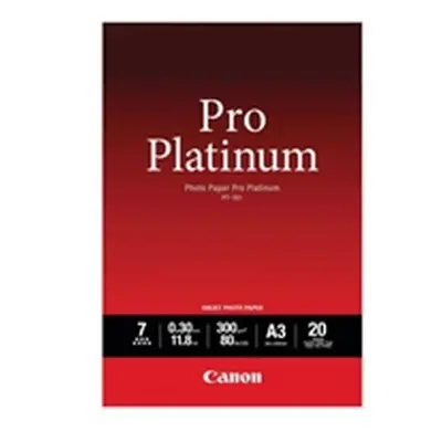 Canon Pro Platinum Photo A3 Paper PT-101 (20 Pack)