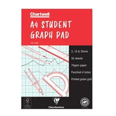 Clairefontaine Chartwell 2/10/20mm Graph Pad A4 50 Leaf