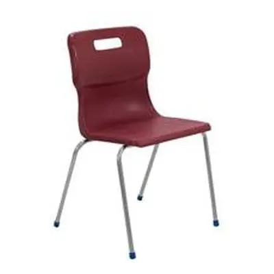 Titan 4 Leg Chair Size 6 - 460mm Seat Height - Burgundy - T16-BU